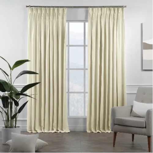 White Pinch Pleat Curtains