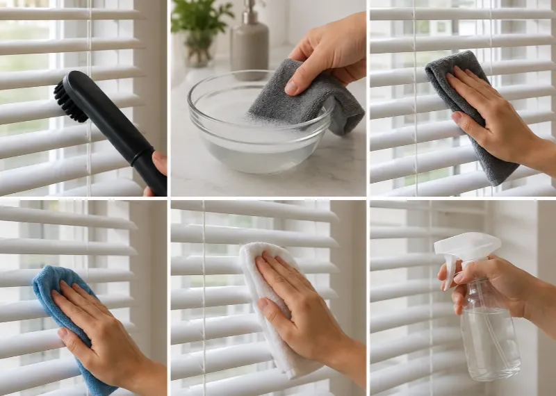 How to Clean Faux Wood Blinds