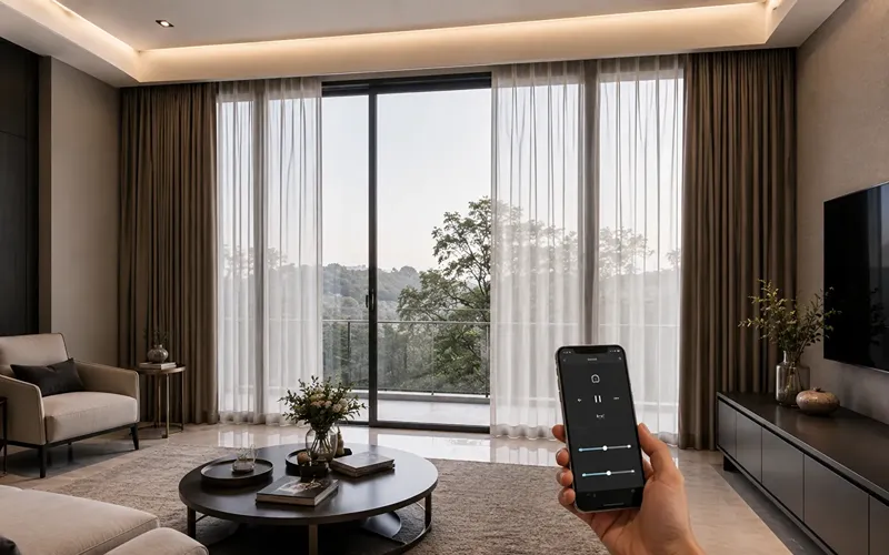 11. Motorized and Smart Curtain Tracks