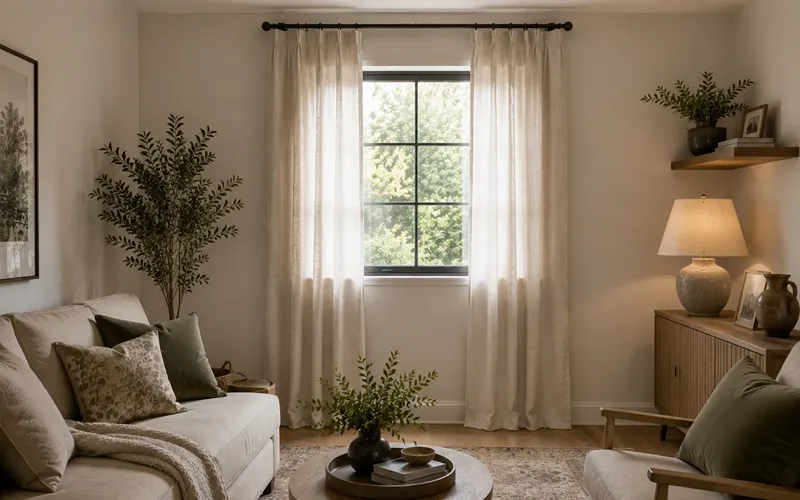 19. Small Window Curtains