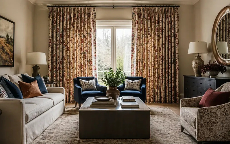20. Curtains as the Room's Statement Piece