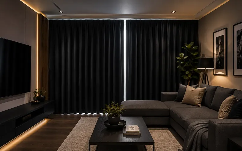 8. Fully Blackout Curtains with a Tailored Finish
