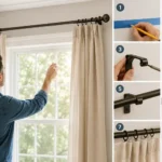 How to Install Curtain Rod Like a Pro in 8 Easy Steps