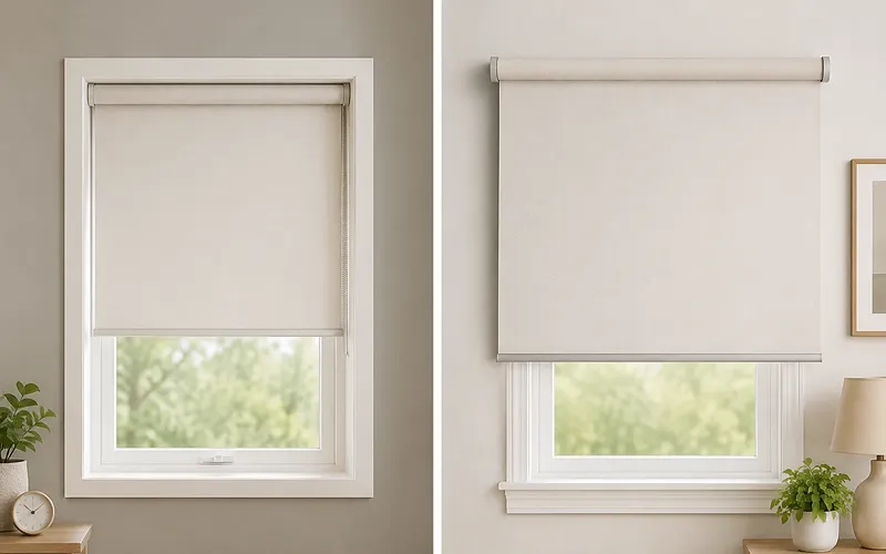 Step 2: Choose Inside Mount or Outside Mount