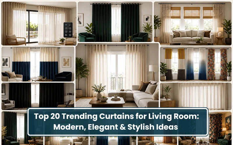 Top 20 Trending Curtains for Living Room