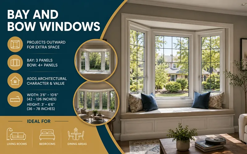 Bay and Bow Windows