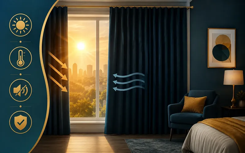 Do Blackout Curtains Keep Heat Out