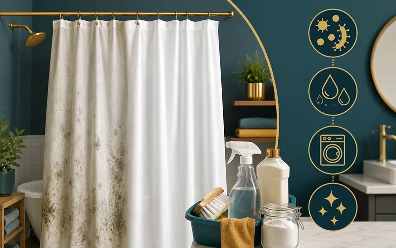 How to Clean A Shower Curtain