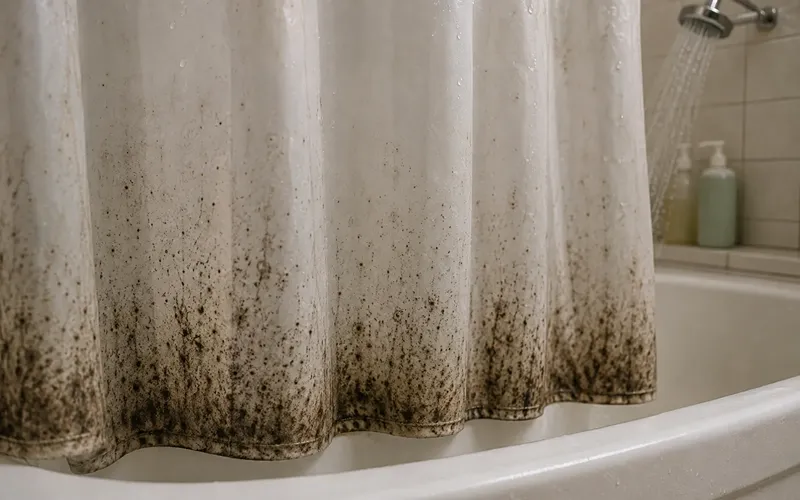 Why Shower Curtains Get Moldy So Fast