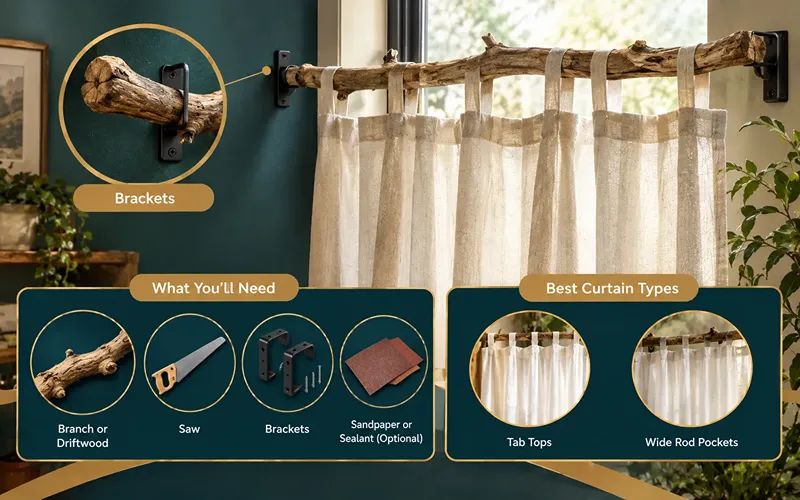 8. Decorative Branch or Driftwood
