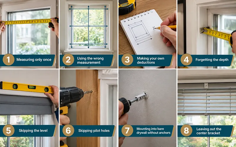 Common Mistakes to Avoid When Hanging Blinds