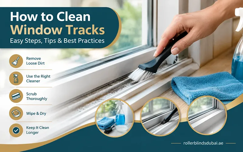 How to Clean Window Tracks