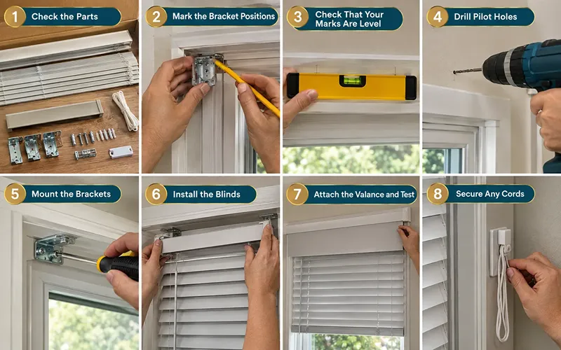 How to Hang Blinds Step-by-Step Installation