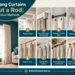 How to Hang Curtains Without a Rod