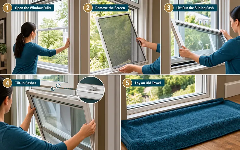 Step 1 Prepare the Window