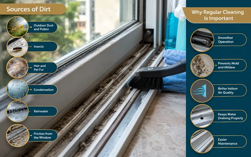 Why Window Tracks Get So Dirty