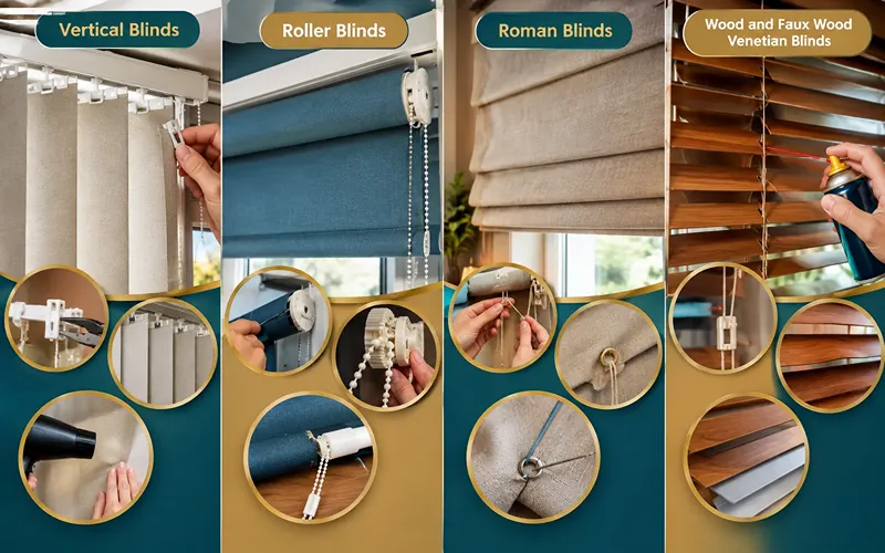 Common Problems by Blind Type and DIY Solutions